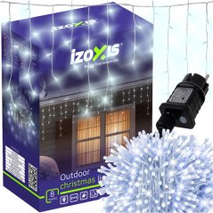 Vonkajšie osvetlenie 500LED 22,5m studená biela Izoxis 26705