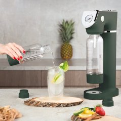 Výrobník sódy SODABAR + 2 fľaše Matte Green Collection