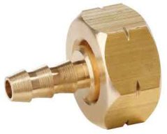 Auslauf mit einem Durchmesser von 8 mm, Gewinde B21,8 LH