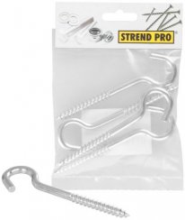 Hook Strend Pro PACK 8, Zn, nyitott, csomagolva. 4 db