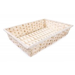 Korb BAMBUS rechteckig 35x25x7 cm