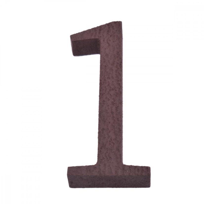 Hausnummer STYRO 14 cm Nr. 1