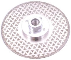 Diametru disc diamantat 125 mm pentru tăierea și șlefuirea plăcilor gresie, XL-TOOLS