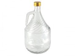 Korbflasche 2l mit KLC-Glasgriff