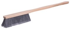 Habverő CRW BN60, nylon, meghosszabbított fa nyél, 70 cm, színkeverék