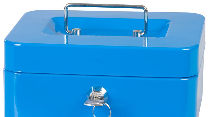 Geldkassette 200x160x90 mm, für Geld