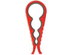 Deschizător de sticle din plastic verde 4in1