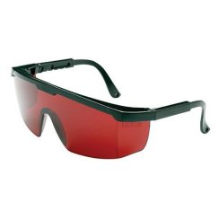 Safetyco B507 szemüveg, piros, védő, állítható