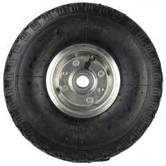 Napihljivo kolo z ležaji, luknja 20 mm, premer 27,5 cm, širina 8,5 cm, sivo, brez osi