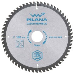 Fűrészlap SK pengékkel 190x2,2x30 fogú 60 WZ, PILANA