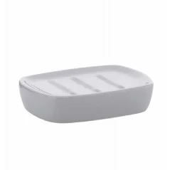 Miska na mydlo LANDORA keramika šedá