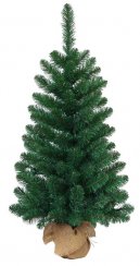 MagicHome Weihnachts-Rudolfbaum, Tannenbaum aus Jute, 60 cm