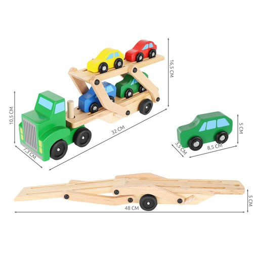 Lesen tovornjak - komplet traktor + avto 22698