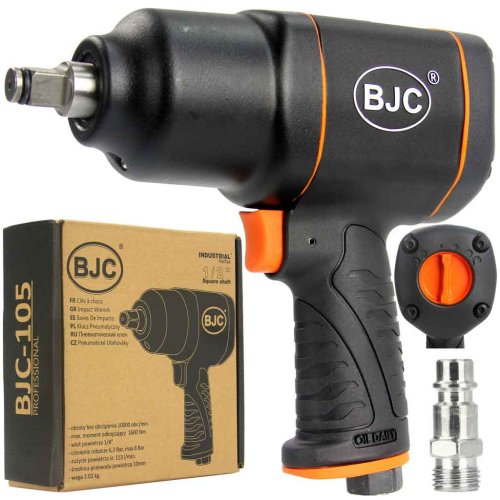 Uťahovák pneumatický pištoľový 1/2“, 1.550 Nm, 6-7 bar, BJC-105