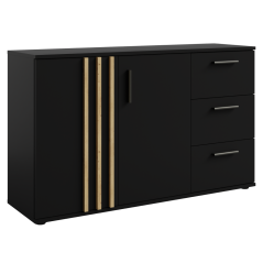 Komoda 2D3S, dąb czarny/rzemieślniczy, TOLIS TYP 3