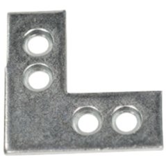 Colțuri metalice plate 30x30 mm/100pcs