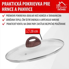 Ovitek MagicHome Black Marble Line, 28 cm