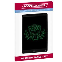 Rajztábla 12" fekete KRUZZEL 22456 (akce)