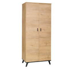 Hängeschrank, Lefkas-Eiche/Schwarz, SIRAN TYP 1