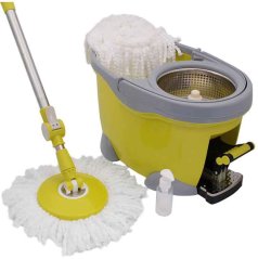 Čistilna krpa z vedrom s kovinskim pedalom, XL-TOOLS