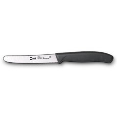 Wellenschliffmesser IVO 11cm, schwarz