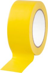 Strend Pro Klebeband, 50 mm, L-33 m, selbstklebend, gelb, PVC