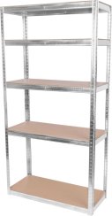 Regali RAT40 MS regal, kovinski, MDF, 5 polic, 1800x900x400 mm, max. 175 kg / polico