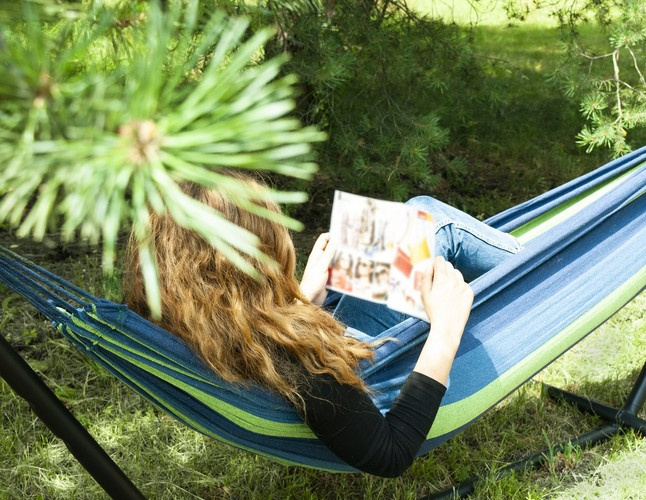Hamak ogrodowy 200x150cm ze stelażem (oferta specjalna)