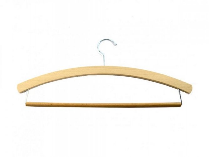 Kleiderbügel – Herren-Kleiderbügel aus Holz mit L-Haken