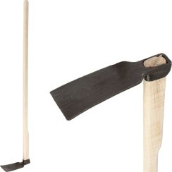 Motyka Gardex Basmat, 568 g, úzka, kovaná, s násadou