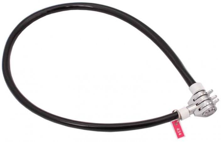 Cablu de blocare pentru bicicleta de 65 cm cu cod numeric, XL-TOOLS