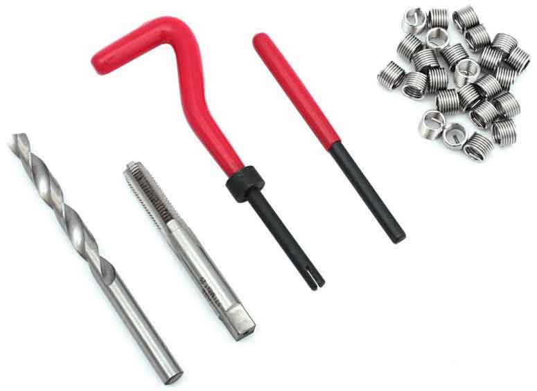 Set zur Reparatur beschädigter Gewinde M6 - M10, 88-teilig, XL-TOOLS