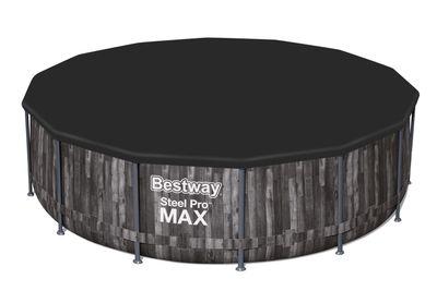 Basen Bestway® Steel Pro MAX, 5614Z, filtr, pompa, drabina, plandeka, 4,27mx 1,07m