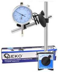 Úchylkomer 10/0,01 mm na magnetickom stojane, GEKO