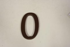 Hausnummer STYRO 14 cm Nr. 0