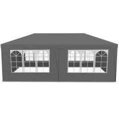 Záhradný komerčný pavilón, 3x6 m, 6 stien, sivý, MultiGarden