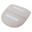 Designer-Sessel, beige Samtstoff, AURIL