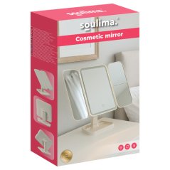 LED skladacie kozmetické zrkadlo Soulima 26952