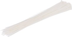 Húzószalag Strend Pro CT66BW, 1000x9 mm, 50 db, fehér, nylon, kötés
