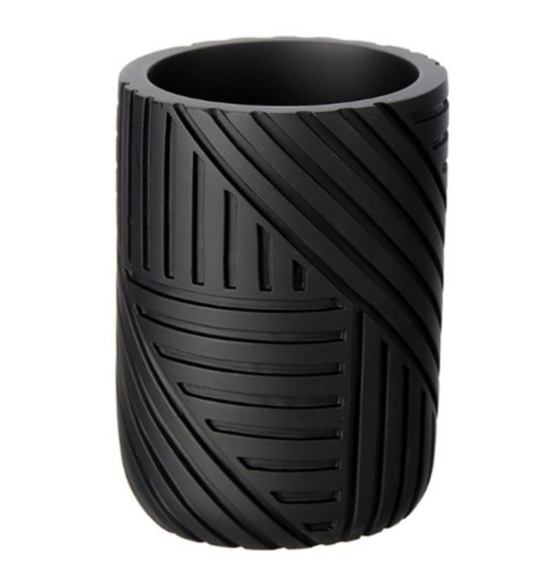 Kubek na szczoteczkę do zębów NAIROBI czarny