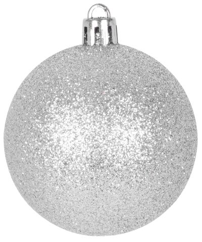 MagicHome božićne kuglice, set, 31 kom., srebrne, za božićno drvce