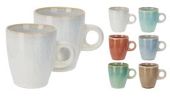 Hrnček kameninový 220ml sada 2 ks v krabičke mix