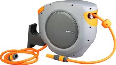 Strend Pro Premium kolut za cev, stenski, avtomatski 1/2", z vrtno cevjo L-35+2 m