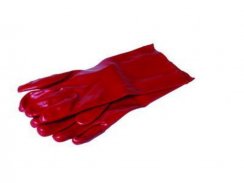 Rękawice powlekane PVC RAY 35 10&quot; czerwone