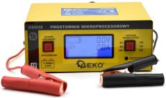 Încărcător de baterii cu microprocesor LCD 6/12V, 6-150 Ah, curent de încărcare 15 A, GEKO