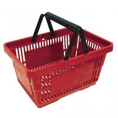 Košík Racks Shopper, 20 lit., červený, nákupní