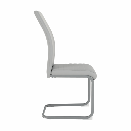 Jídelní židle, světle šedá/šedá, NOBATA