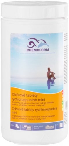 Tabletten Chemoform 4601, 20 g, Chlor, schnell auflösend, Packung. 1 kg