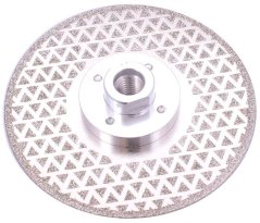 Tarcza diamentowa o średnicy 125 mm do cięcia i szlifowania płytek gresowych, XL-TOOLS