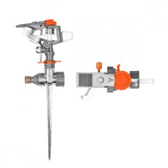 Impuls-Metallsprinkler mit Sprühspitze bis zu 12 m